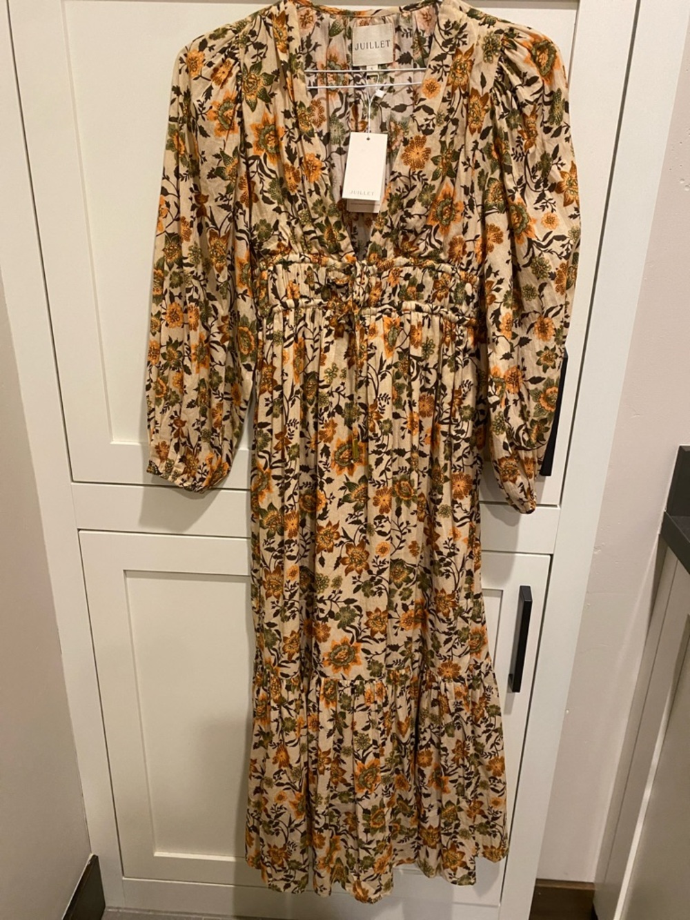 JUILLET Merritt Maxi cotton floral dress gorgeous! - Picture 3 of 11